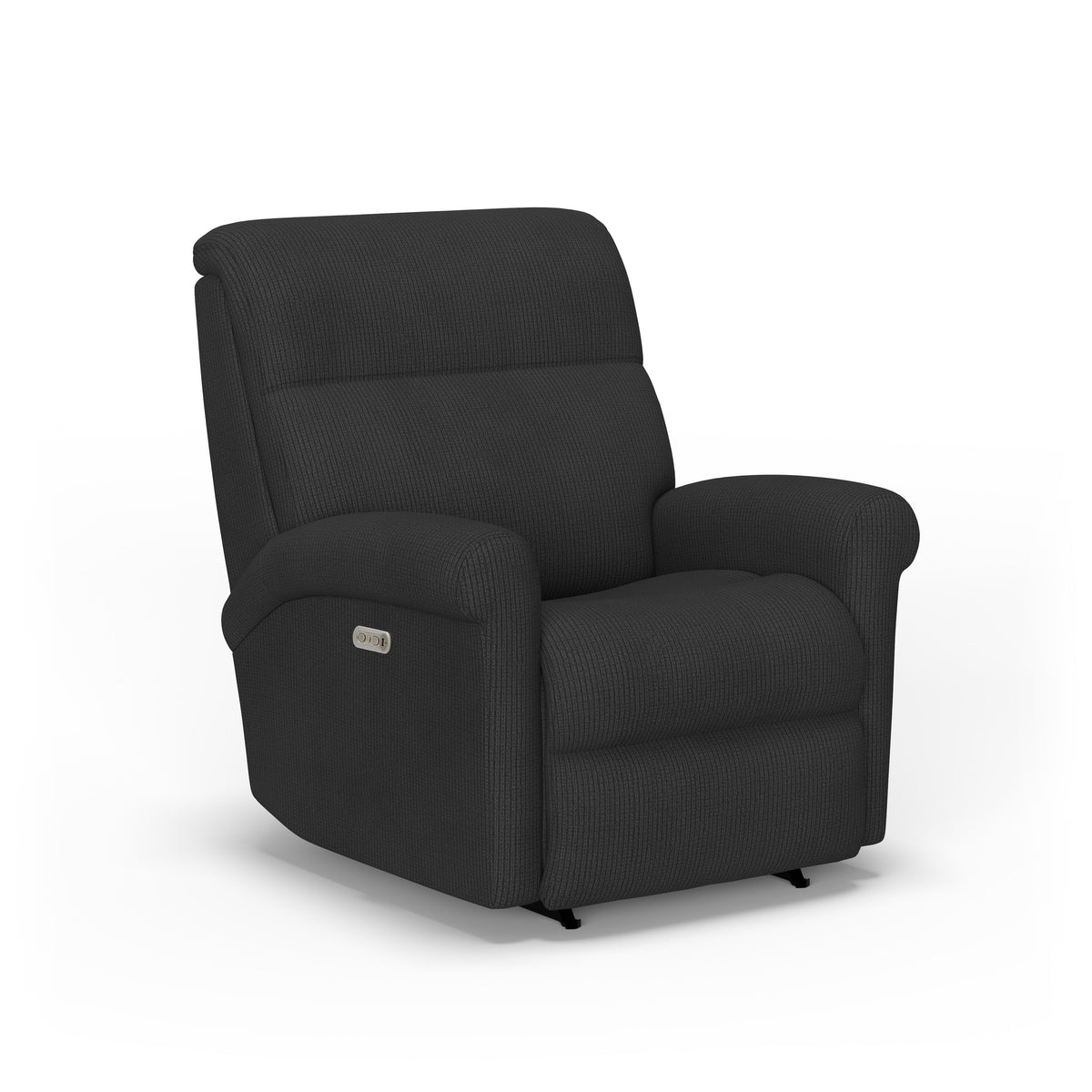Davis Transitional Fabric Power Recliner With Power Headrest | Flexsteel