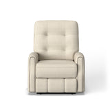 Devon Transitional Fabric Power Rocking Recliner With Power Headrest | Flexsteel