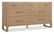 Banyon Bay Seven Drawer Dresser - Light Brown by Hooker Furniture - View 1