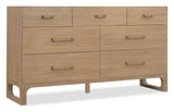 Banyon Bay Seven Drawer Dresser - Light Brown by Hooker Furniture - View 1