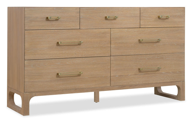 Banyon Bay Seven Drawer Dresser - Light Brown by Hooker Furniture - View 1
