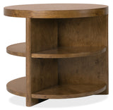 Melange Mulholland Round End Table - Dark Brown by Hooker Furniture - View 1