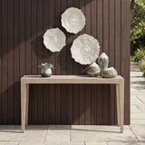 Kirkham Indoor-Outdoor Console Table Woodtone - Light Brown by Uttermost - View 2