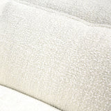 Divani Casa Beck- Contemporary White Fabric Sectional Sofa with 3 Recliners - Home Elegance USA
