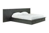 Manchester- Contemporary Platform Dark Grey EK Bed - View Image 1