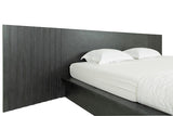 Manchester- Contemporary Platform Dark Grey Q Bed - View Image 1