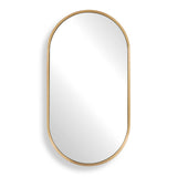 Torrado Oval Mirror Brass - Gold by Uttermost - View 1