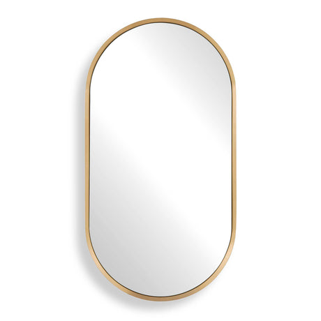 Torrado Oval Mirror Brass - Gold by Uttermost - View 1