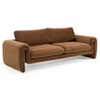 Bentley - Modern Brown Velvet Sofa - View Image 1