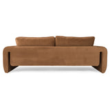 Bentley - Modern Brown Velvet Sofa - View Image 1