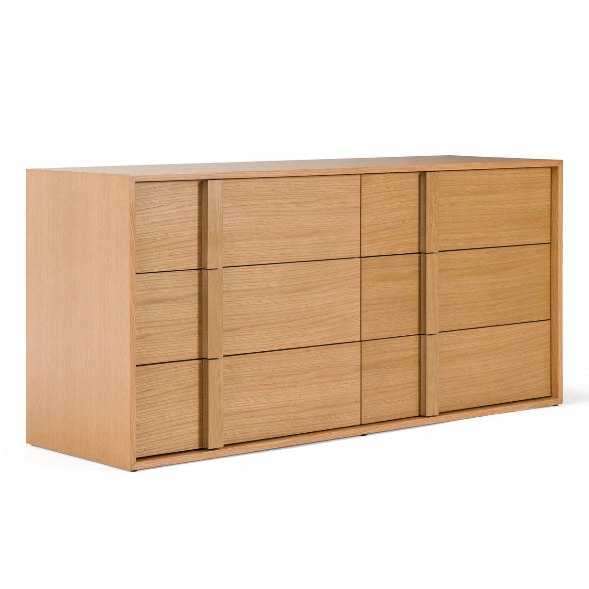 Eastern King Berlin - Modern Natural Oak Bedroom Set
