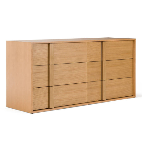 Queen Berlin - Modern Natural Oak Bedroom Set