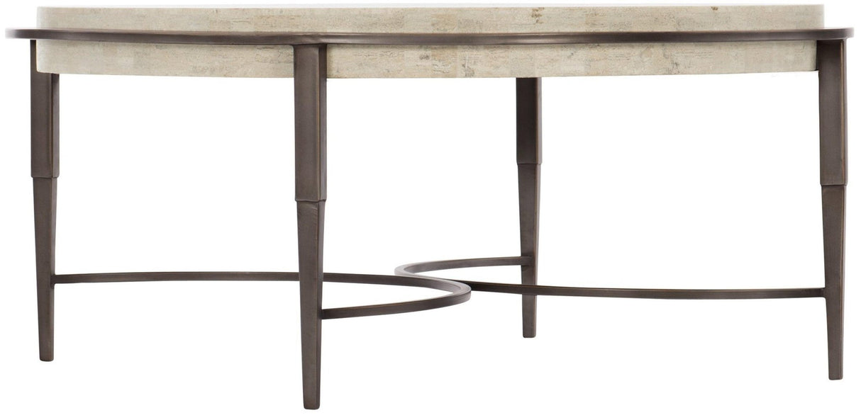 Barclay Metal Round Cocktail Table | Bernhardt - 512015 - Home Elegance USA - 2