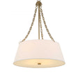 Andalucia 4 Light Drum Pendant - Gold / White by Uttermost - View 1