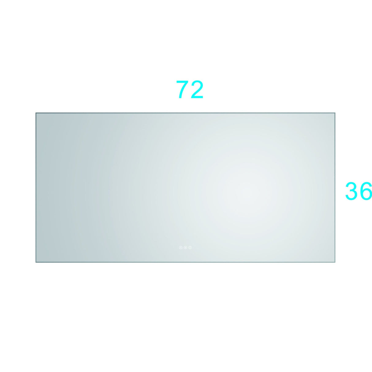 72x 36Inch LED Mirror Bathroom Vanity Mirror with Back Light, Wall Mount Anti - Fog Memory Large Adjustable Vanity Mirror - W1272103529 - image - 19