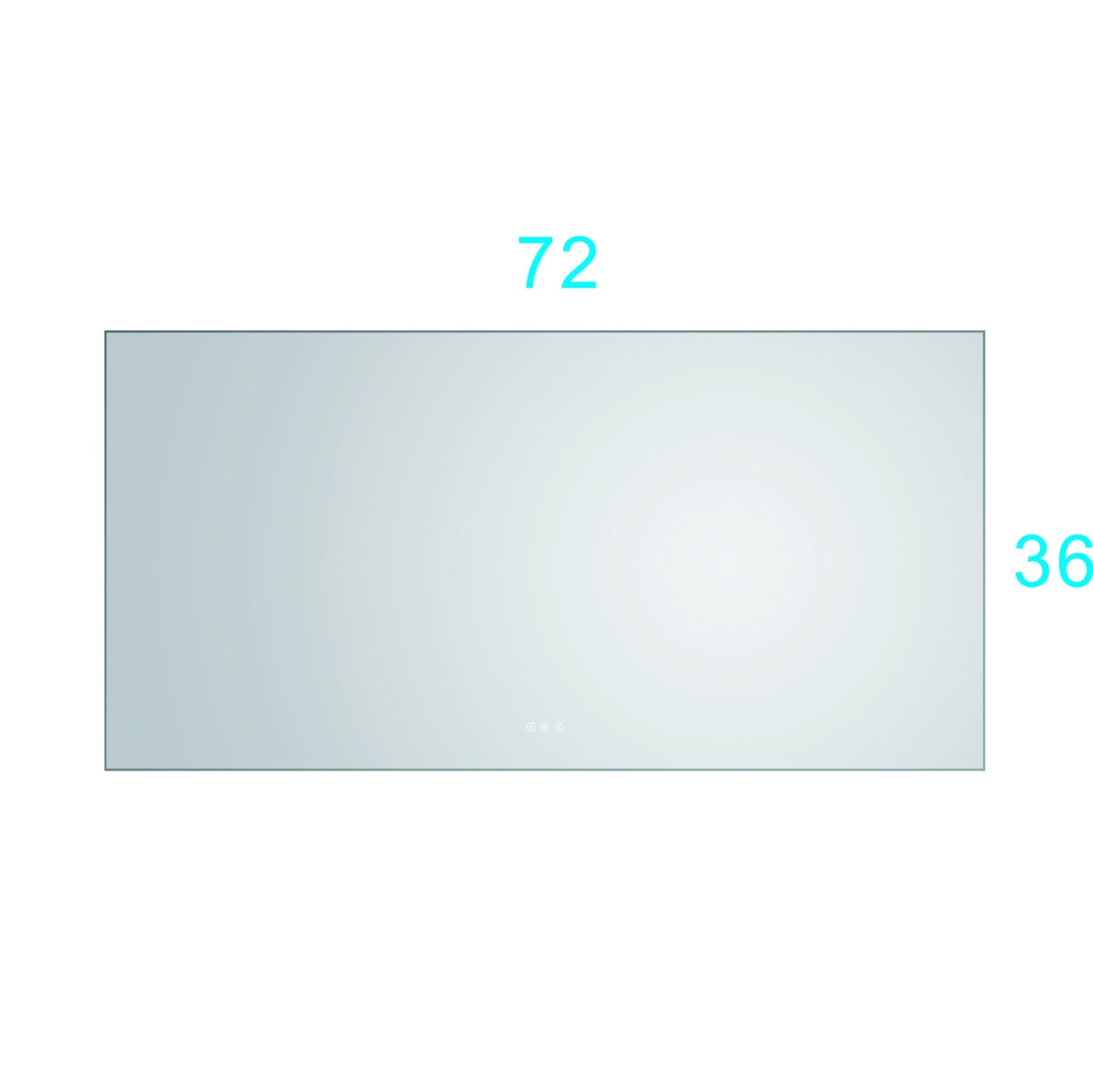 72x 36Inch LED Mirror Bathroom Vanity Mirror with Back Light, Wall Mount Anti - Fog Memory Large Adjustable Vanity Mirror - W1272103529 - image - 19