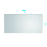 72x 36Inch LED Mirror Bathroom Vanity Mirror with Back Light, Wall Mount Anti - Fog Memory Large Adjustable Vanity Mirror - W1272103530 - image - 19