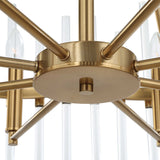 Crystal Stick 8 Light Chandelier Brass - Bronze by Uttermost - View 14