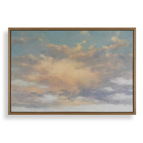 Take Me Higher Framed Sky Art Blue / Orange / Pink / Purple / White / Woodtone / Yellow - Light Blue / Pink by Uttermost - View 1