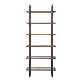 Olwyn Industrial Etagere - Dark Brown / Dark Gray by Uttermost - View 1