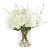 Anastasia Hydrangea Centerpiece - White by Uttermost - View 3