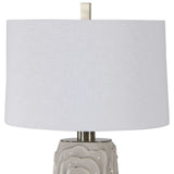 Zade Table Lamp Warm Gray - White by Uttermost - View 5