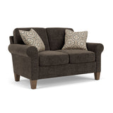 Moxy Fabric Loveseat, Curved Sock Arms | Flexsteel