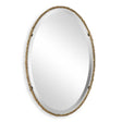 Twisted Branch Oval Mirror - Gold by Uttermost - View 1