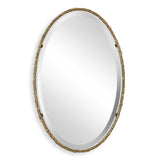 Twisted Branch Oval Mirror - Gold by Uttermost - View 1