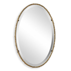 Twisted Branch Oval Mirror - Gold by Uttermost - View 1