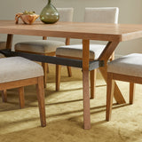 Millwork Rectangular Dining Table - Light Brown | Flexsteel