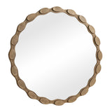 Marietta Round Brass Mirror - Gold by Uttermost - View 3