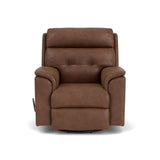 Mason Transitional Fabric Swivel Gliding Recliner | Flexsteel