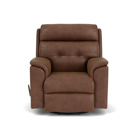 Mason Transitional Fabric Swivel Gliding Recliner | Flexsteel