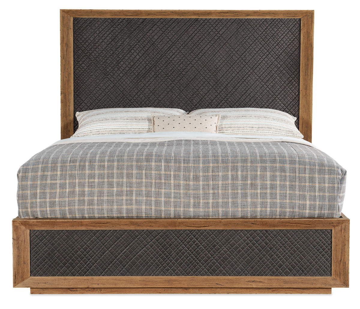 Big Sky King Panel Bed - Light Brown / Black by Hooker Furniture - View 6