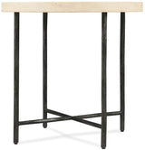 Driftwood Round Side Table Beige / Gray - Beige / Dark Gray by Hooker Furniture - View 1