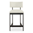Apsley Counter Stool - Black / White by Uttermost - View 1
