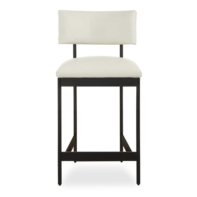 Apsley Counter Stool - Black / White by Uttermost - View 1