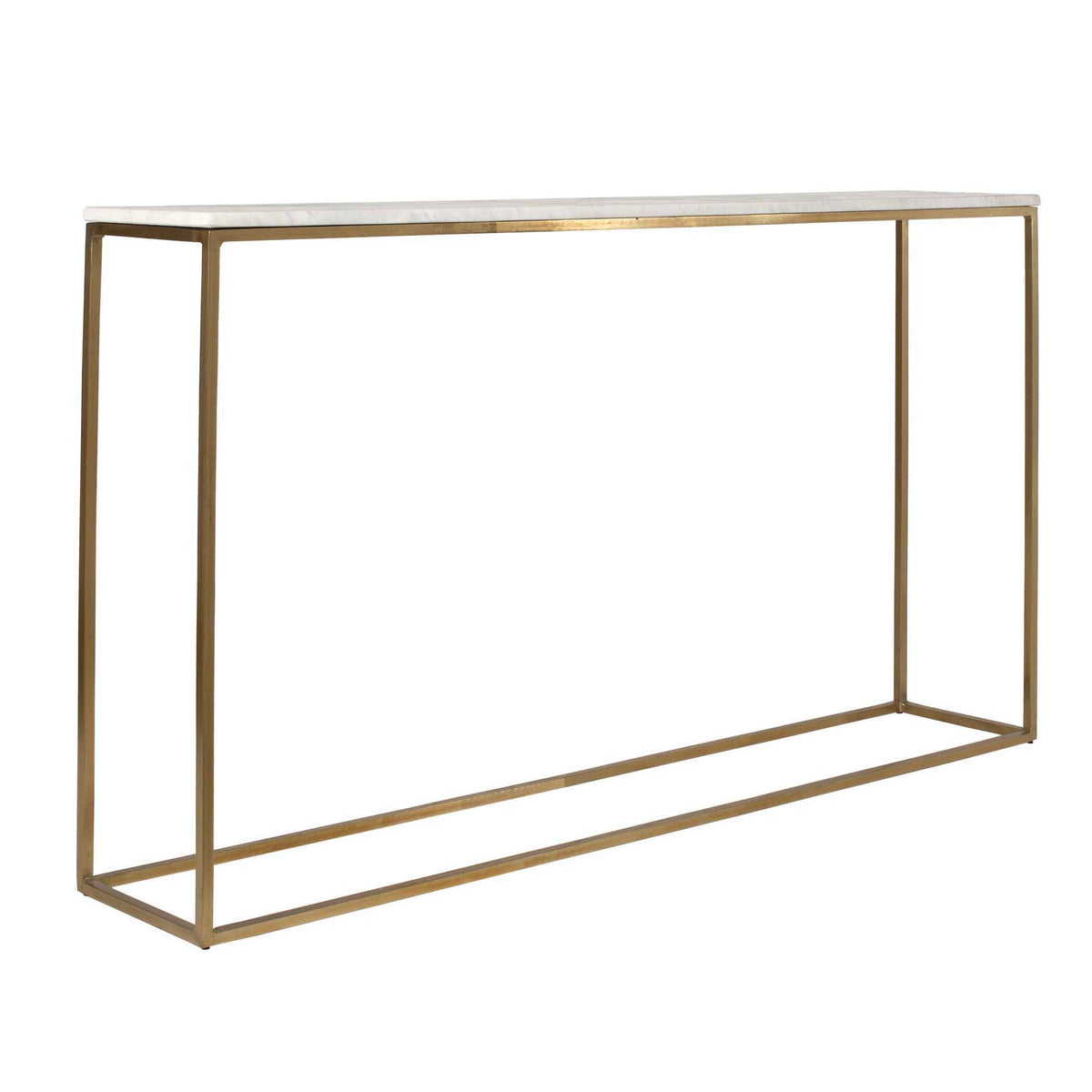Redmond Sofa Counter Table - Gold / White by Uttermost - View 3