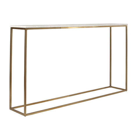Redmond Sofa Counter Table - Gold / White by Uttermost - View 3