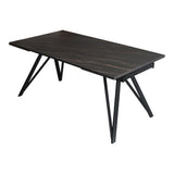 Modrest Bobby - Modern Black Ceramic Extendable Dining Table
