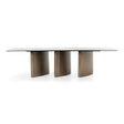 Bounty White Ceramic & Antique Brass Dining Table – VIG Furniture - sold by Home Elegance USA