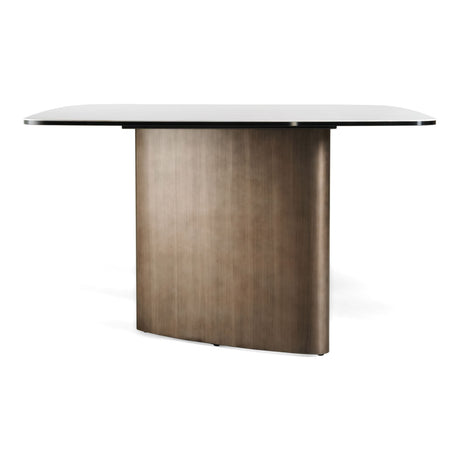 Bounty White Ceramic & Antique Brass Dining Table – VIG Furniture - sold by Home Elegance USA
