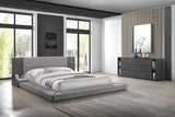 Eastern King Jagger Modern Grey Bedroom Set - View Image 1