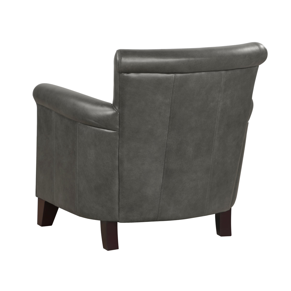 Homelegance Braintree gray black angle accent chair