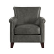 Comfortable Braintree gray accent chair