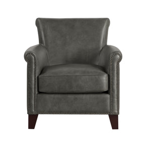 Comfortable Braintree gray accent chair