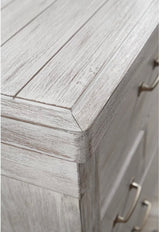 Signature Design by Ashley Brashland Farmhouse 7 Drawer Dresser with Dovetail Construction, Textured White B740-31 - Home Elegance USA