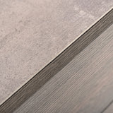 Bronx Italian Modern Faux Concrete & Grey Dresser - View Image 1