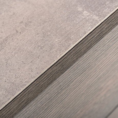 Bronx Italian Modern Faux Concrete & Grey Dresser - View Image 1